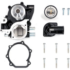 Roger Clark Black Series Water Pump & 70c Degree Thermostat 3 Port, 2004-2007 WRX & 2004-2021 STi - Angle 2