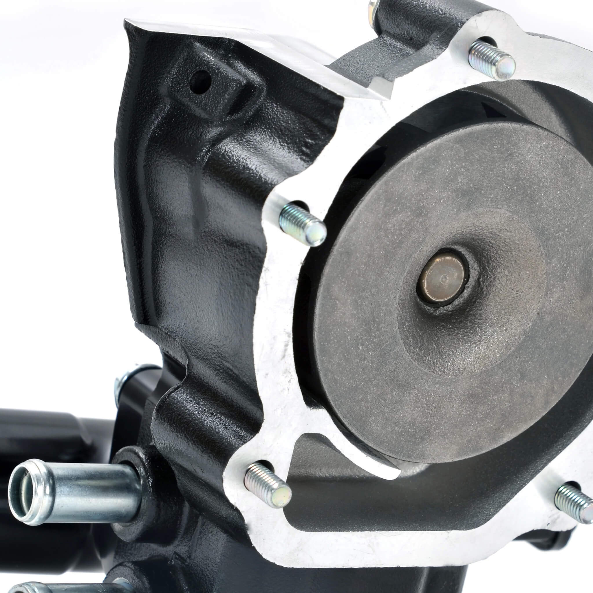 Roger Clark Black Series Water Pump & 70c Degree Thermostat 3 Port, 2004-2007 WRX & 2004-2021 STi - Angle 5