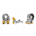 Roger Clark Motorsport Engine Oil & Power Steering Cooler Kit w/ SS Bracket, 2008-2014 WRX & STi - Angle 6
