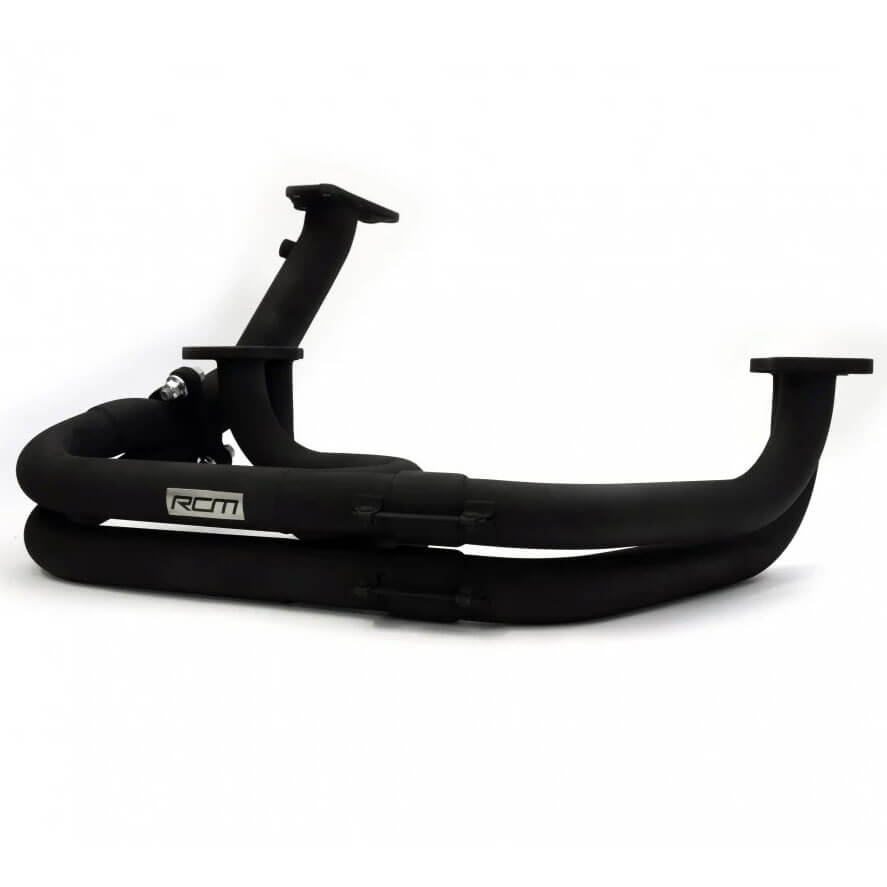 Roger Clark Motorsport Equal Length SS Exhaust Manifold (Black Ceramic), 2002-2014 WRX & 2004-2021 STi - Angle 2