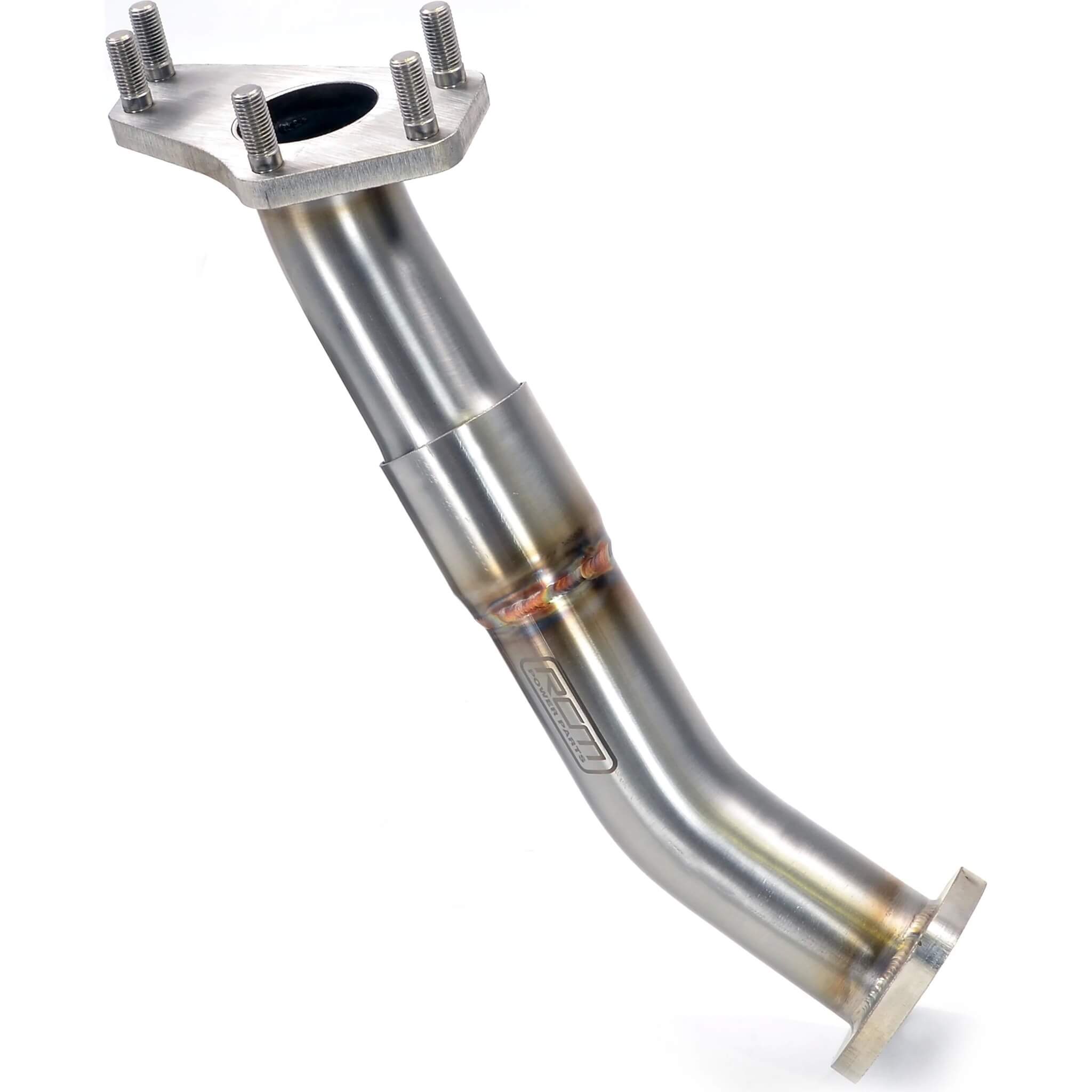 Roger Clark Motorsport Exhaust Up Pipe, 2002-2014 WRX & 2004-2021 STi - Angle 2