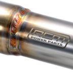 Roger Clark Motorsport Exhaust Up Pipe, 2002-2014 WRX & 2004-2021 STi - Angle 3