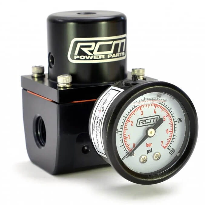 Roger Clark Motorsport Fuel Pressure Regulator, 2002-2014 WRX & 2004-2021 STi - Angle 4