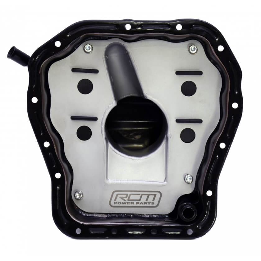 Roger Clark Motorsport Group N Baffled Oil Sump Pan, 2002-2005 WRX - Angle 2