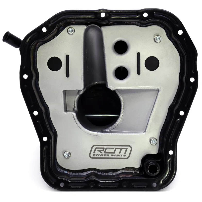 Roger Clark Motorsport Group N Twin Scroll/EJ207 Baffled Oil Sump Pan, 2002-2014 WRX & 2004-2021 STi - Angle 2
