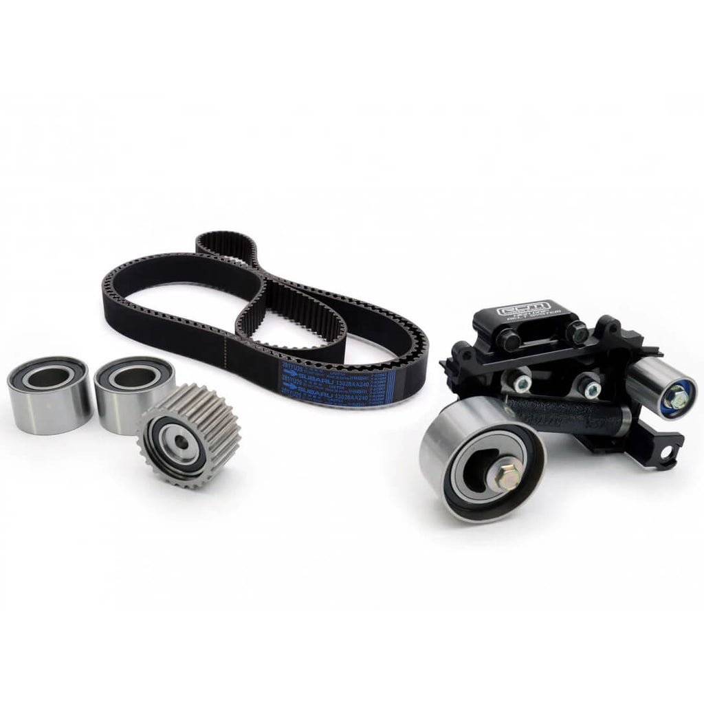 Roger Clark Motorsport High Grip Bracket & Genuine Subaru Timing Belt, 2002-2014 WRX & 2004-2021 STi
