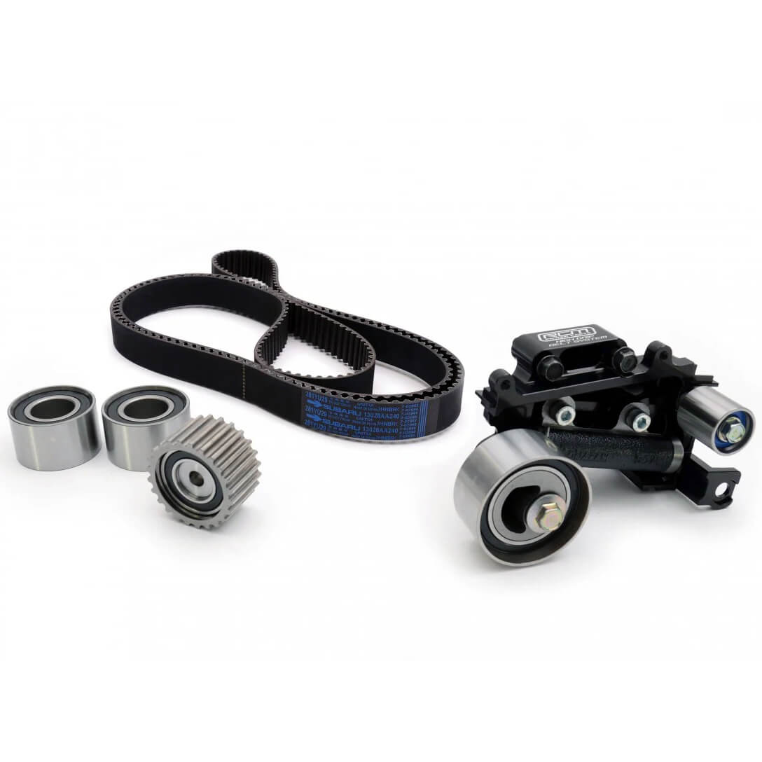 Roger Clark Motorsport High Grip Bracket & Genuine Subaru Timing Belt, 2002-2014 WRX & 2004-2021 STi