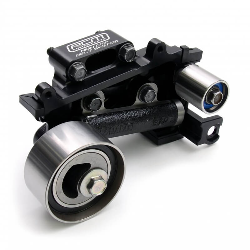 Roger Clark Motorsport High Grip Bracket & Genuine Subaru Timing Belt, 2002-2014 WRX & 2004-2021 STi - Angle 2