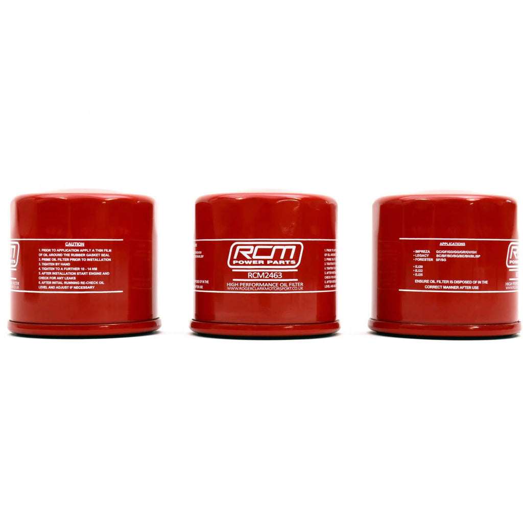 Roger Clark Motorsport High Performance Oil Filter, 2002-2014 WRX & 2004-2021 STi - Angle 5
