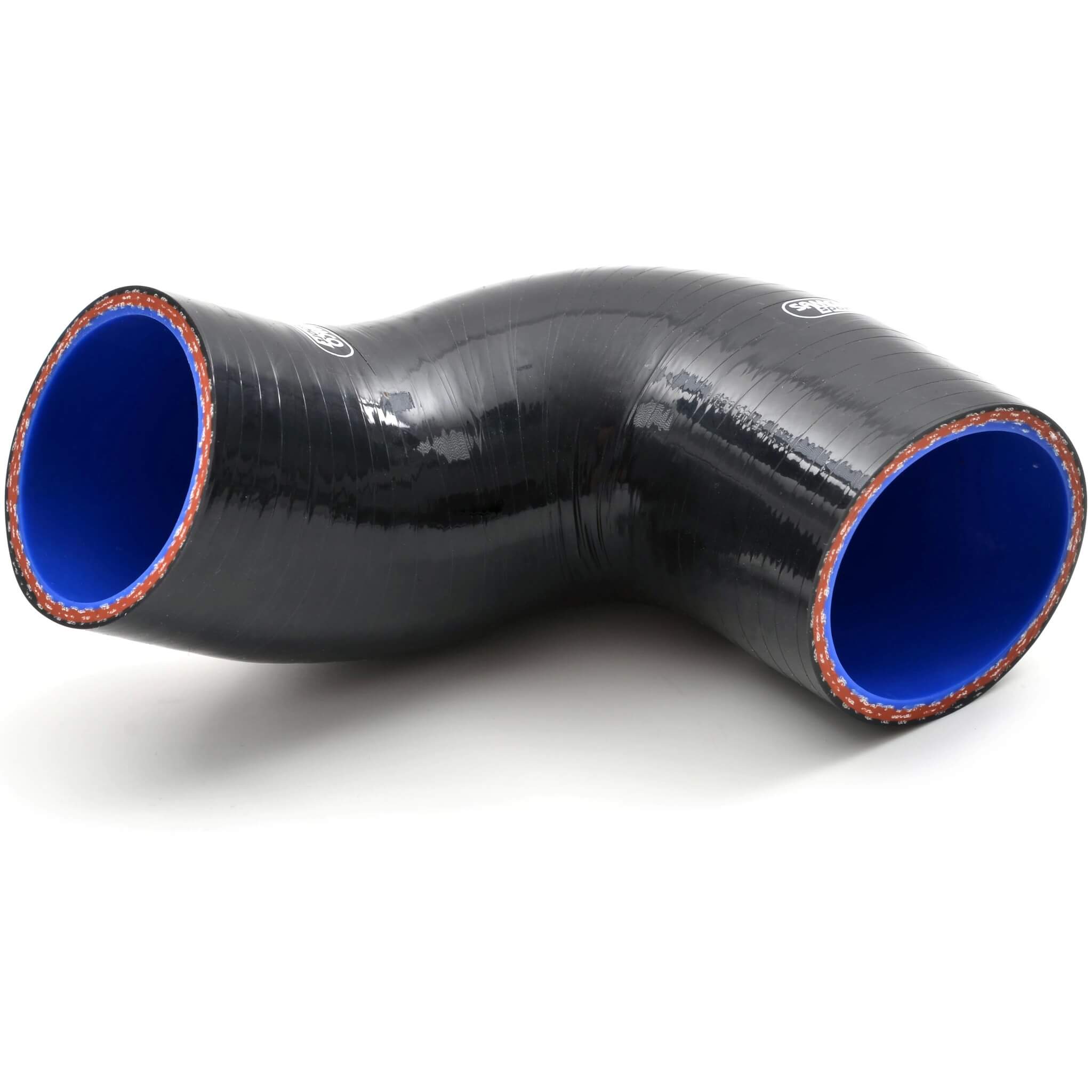 Samco Intercooler to Turbo 90 Degree Hose (Black), 2004-2021 STi