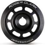 Roger Clark Motorsport Light Weight Front Crank Pulley, 2002-2014 WRX & 2004-2021 STi - Angle 3