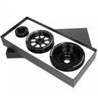Roger Clark Motorsport Lightweight Ancillary Pulley Kit w/ Air Con, 1992-2000 WRX & STi