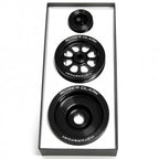Roger Clark Motorsport Lightweight Ancillary Pulley Kit w/ Air Con, 1992-2000 WRX & STi - Angle 2