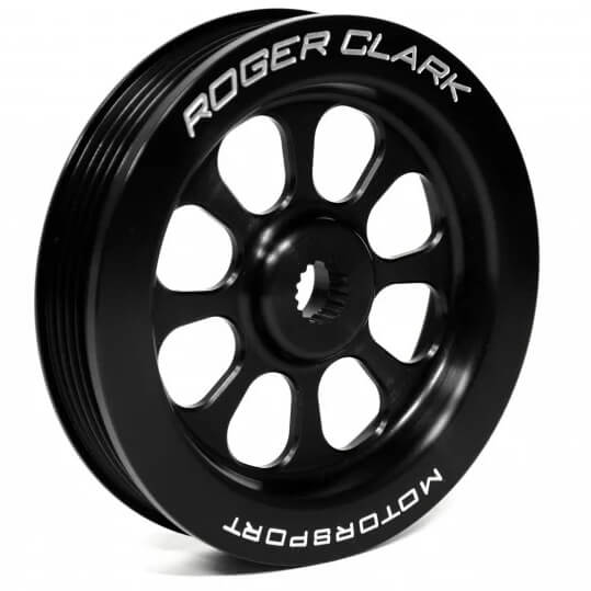 Roger Clark Motorsport Lightweight Ancillary Pulley Kit w/ Air Con, 1992-2000 WRX & STi - Angle 4