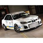 Roger Clark Motorsport Logo Sunstrip Windshield Banner (White), 2002-2007 WRX & 2004-2007 STi - Angle 2