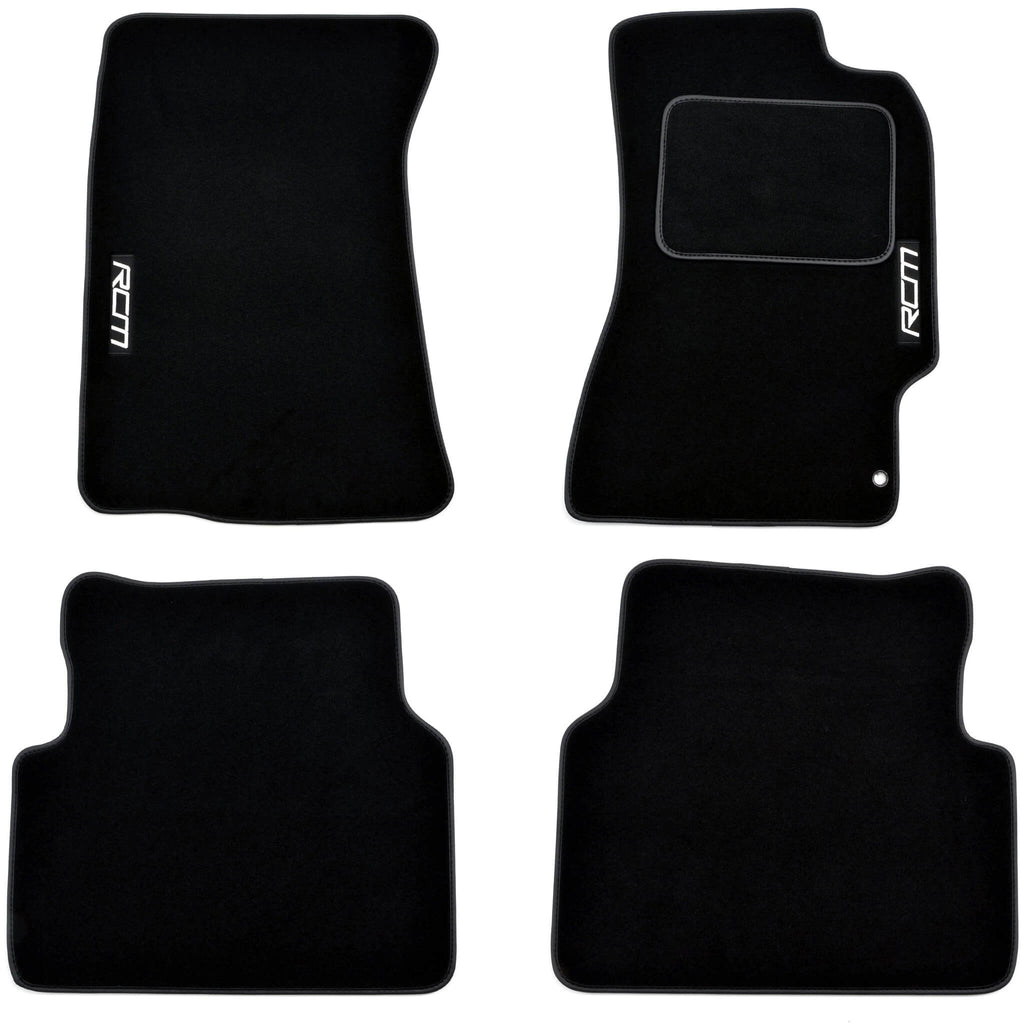 Roger Clark Motorsport Luxury Floor Mat Set (Left Hand Drive), 2008-2014 WRX & STi - Angle 2