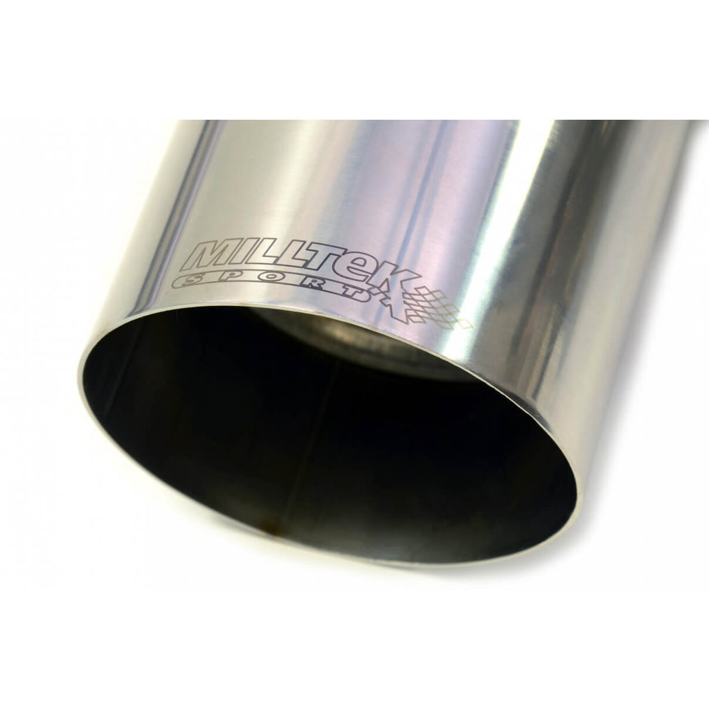 Roger Clark Motorsport Milltek 3in Twin Scroll Exhaust System, 2002-2007 WRX & STi w/ Twin Scroll Turbo - Angle 3