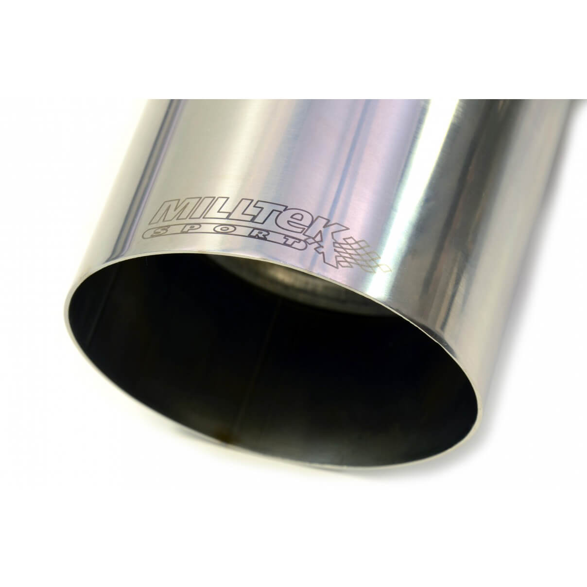 Roger Clark Motorsport Milltek 3in Twin Scroll Exhaust System, 2002-2007 WRX & STi w/ Twin Scroll Turbo - Angle 3