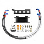 Roger Clark Motorsport Oil Cooler Kit w/ Black Bracket (10 Row), 2008-2014 WRX & STi