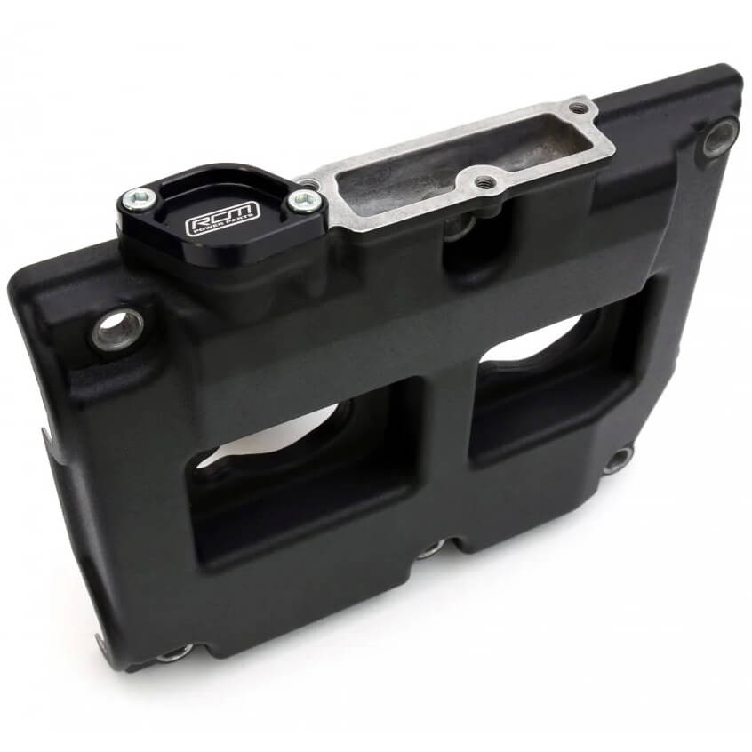 Roger Clark Motorsport Oil Filler Neck Blanking Plate Kit, V1-V4 WRX/STi (1992-1998) - Angle 2