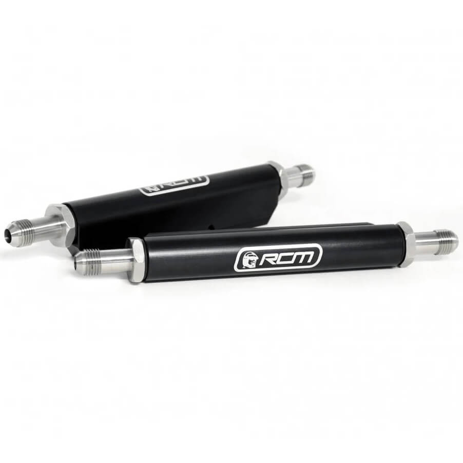Roger Clark Motorsport Parallel Billet Fuel Rail Pair (UK/USDM/Euro), 2002-2014 WRX & 2007-2021 STi - Angle 3