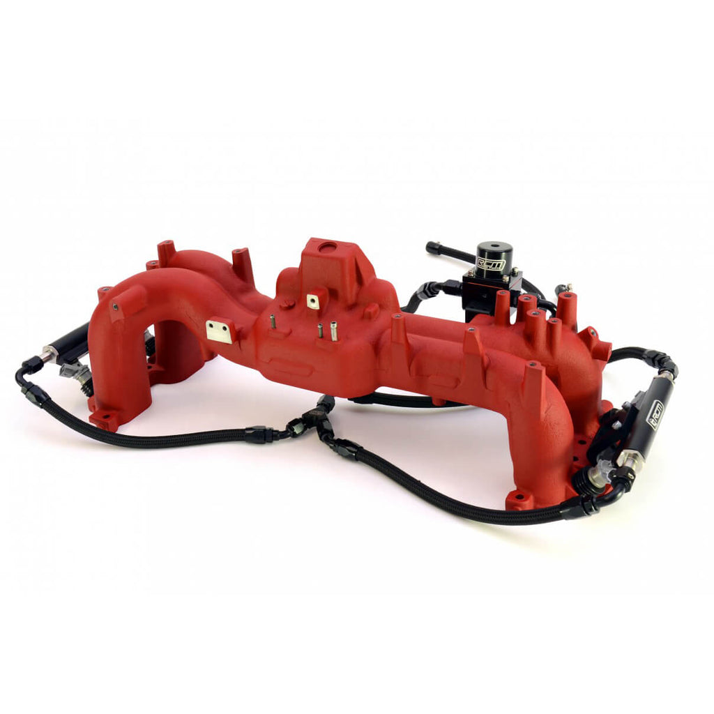 Roger Clark Motorsport Parallel Fuel Line Kit For Rotated Turbos, 2001-2007 JDM STi EJ207 Spec-C - Angle 2