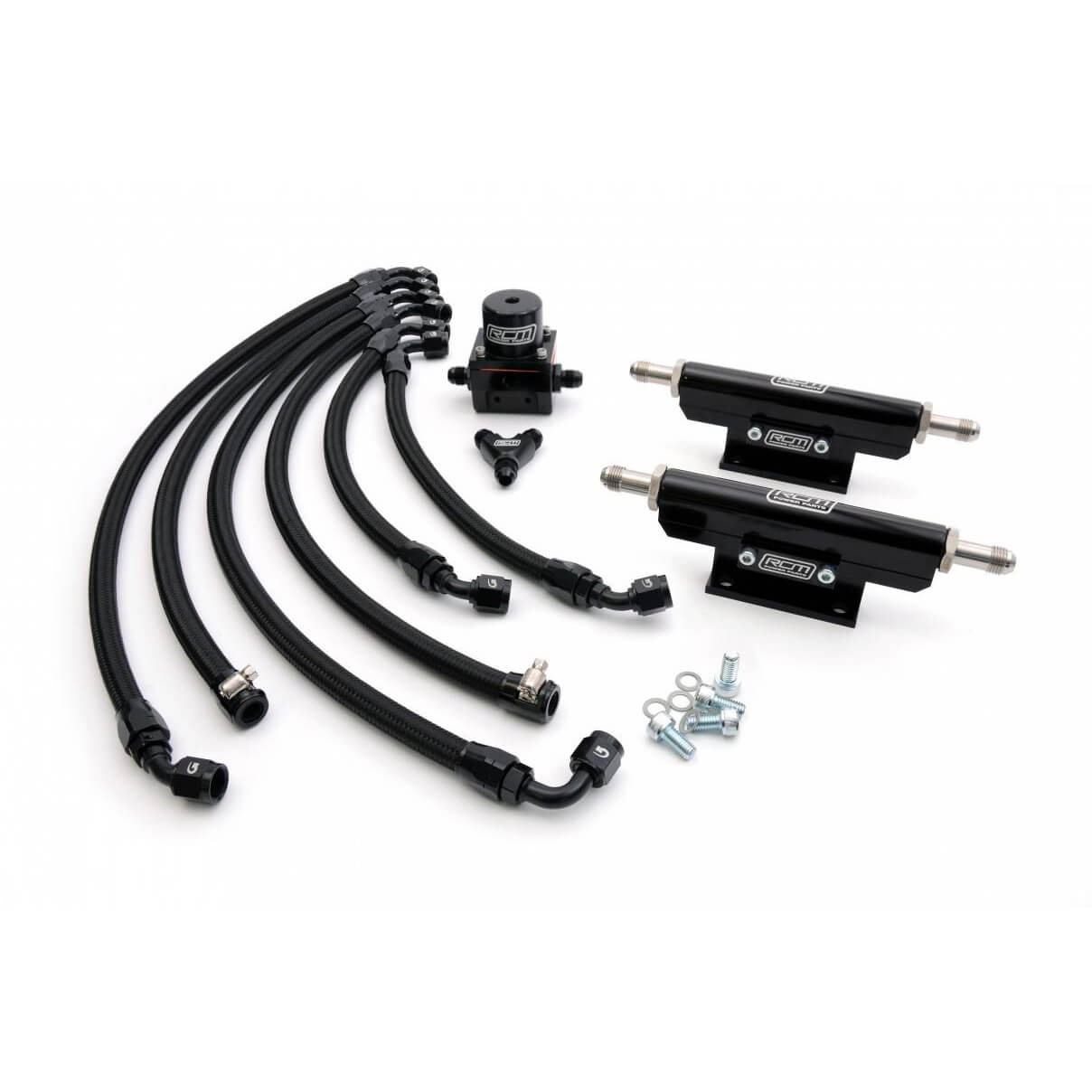 Roger Clark Motorsport Parallel Fuel Rail & Regulator Kit, 2001-2007 JDM STi EJ207 Spec-C