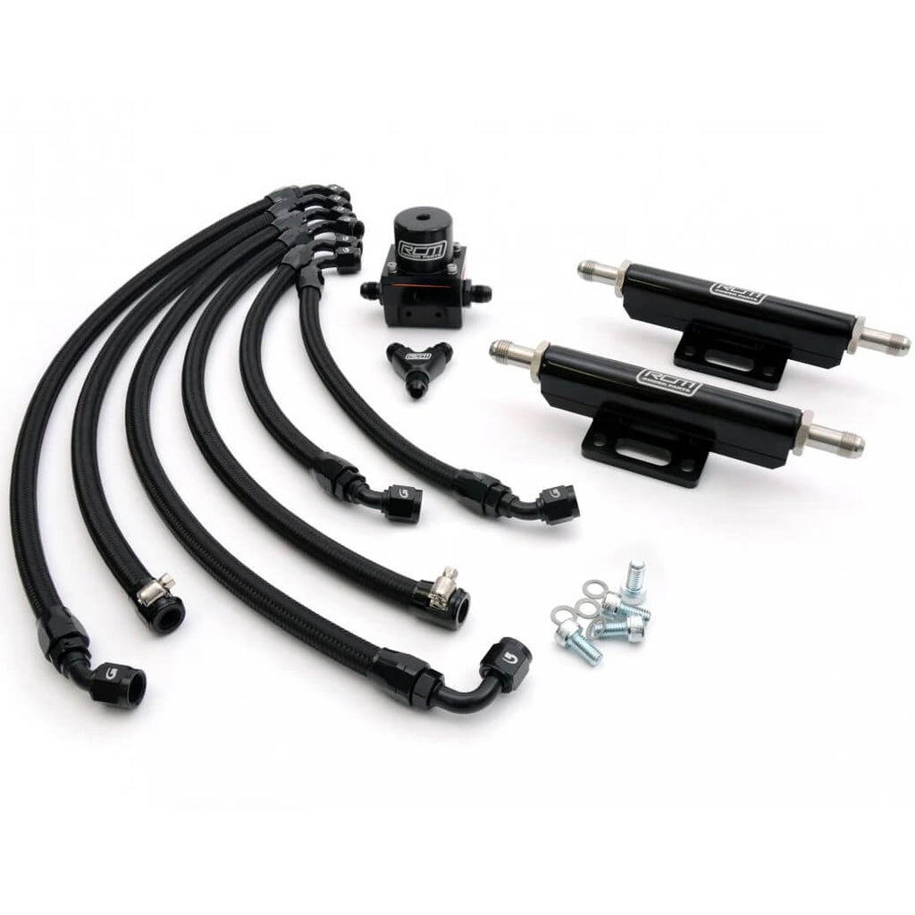 Roger Clark Motorsport Parallel Fuel Rail & Regulator Kit (UK, USDM & Euro Spec), 2002-2007 WRX & STi