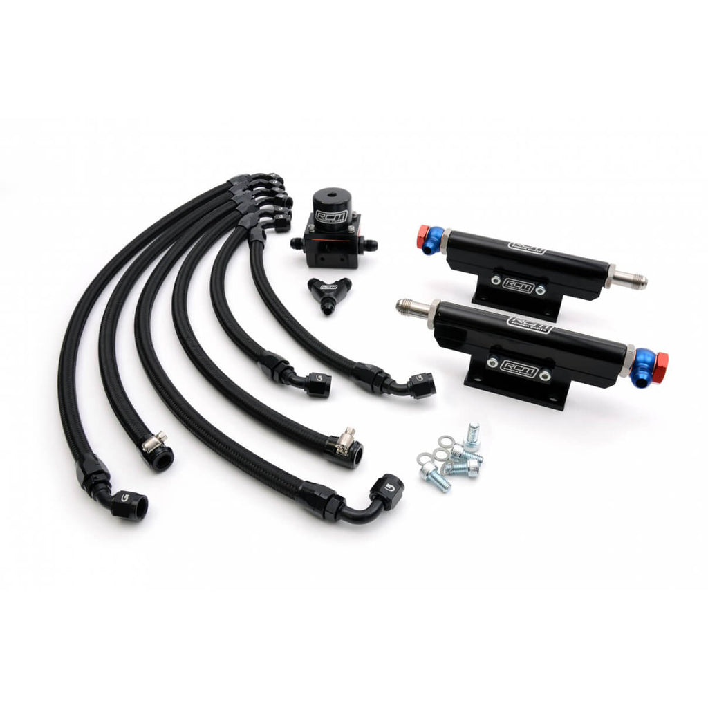 Roger Clark Motorsport Parallel Fuel Rail Kit / Rotated Turbo, 2001-2007 JDM STi EJ207 Spec-C