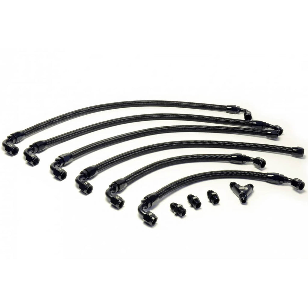 Roger Clark Motorsport Parallel Fuel Rail Kit / Rotated Turbo, 2001-2007 JDM STi EJ207 Spec-C - Angle 5