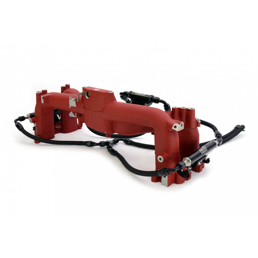 Roger Clark Motorsport Parallel Fuel Rail Kit / Standard Regulator, 2001-2007 JDM STi EJ207 Spec-C - Angle 5