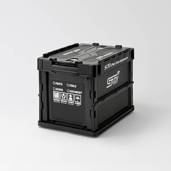 STi Performance Storage Container (20 Litre, Black) - Angle 2
