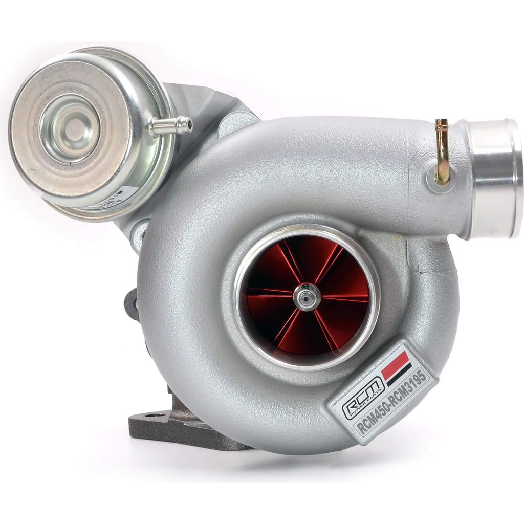 Roger Clark Motorsport RCM450 Hybrid Billet Single Scroll Turbo, 2002-2007 WRX & 2004-2021 STi - Angle 2