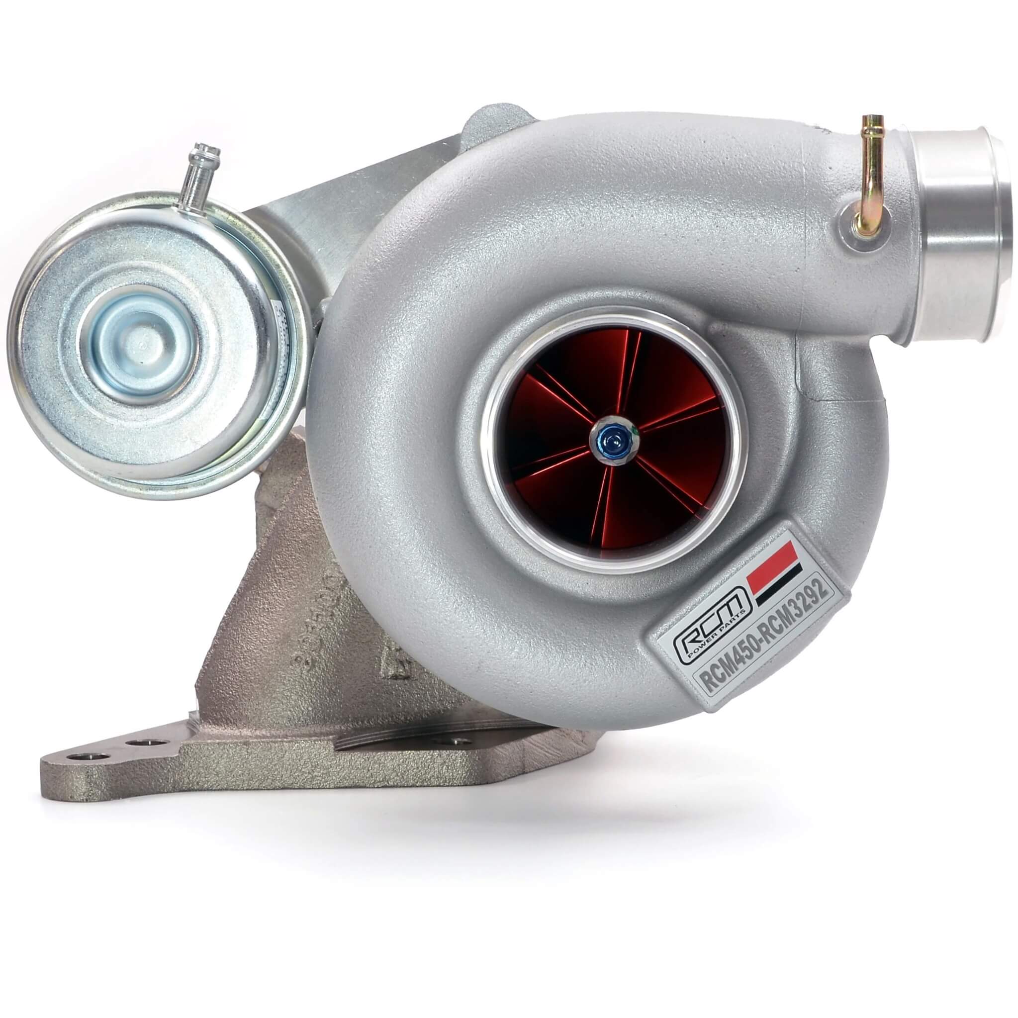 Roger Clark Motorsport RCM450 Hybrid Billet Twin Scroll Turbo, 2002-2007 WRX & 2004-2021 STi - Angle 2