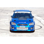 Roger Clark Motorsport Reversed Hood Scoop Vent, 2004-2005 WRX & 2004-2005 STi - Angle 4