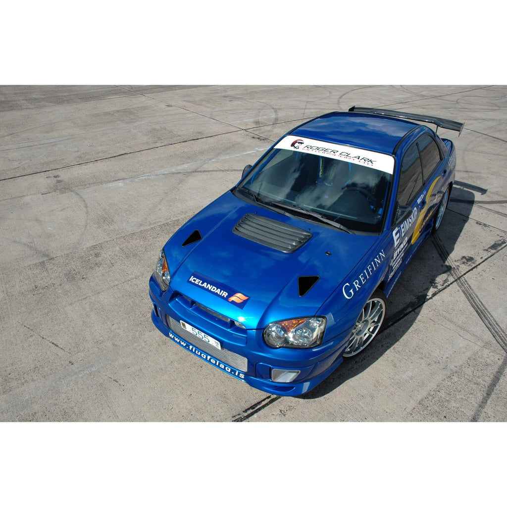 Roger Clark Motorsport Reversed Hood Scoop Vent, 2004-2005 WRX & 2004-2005 STi - Angle 5