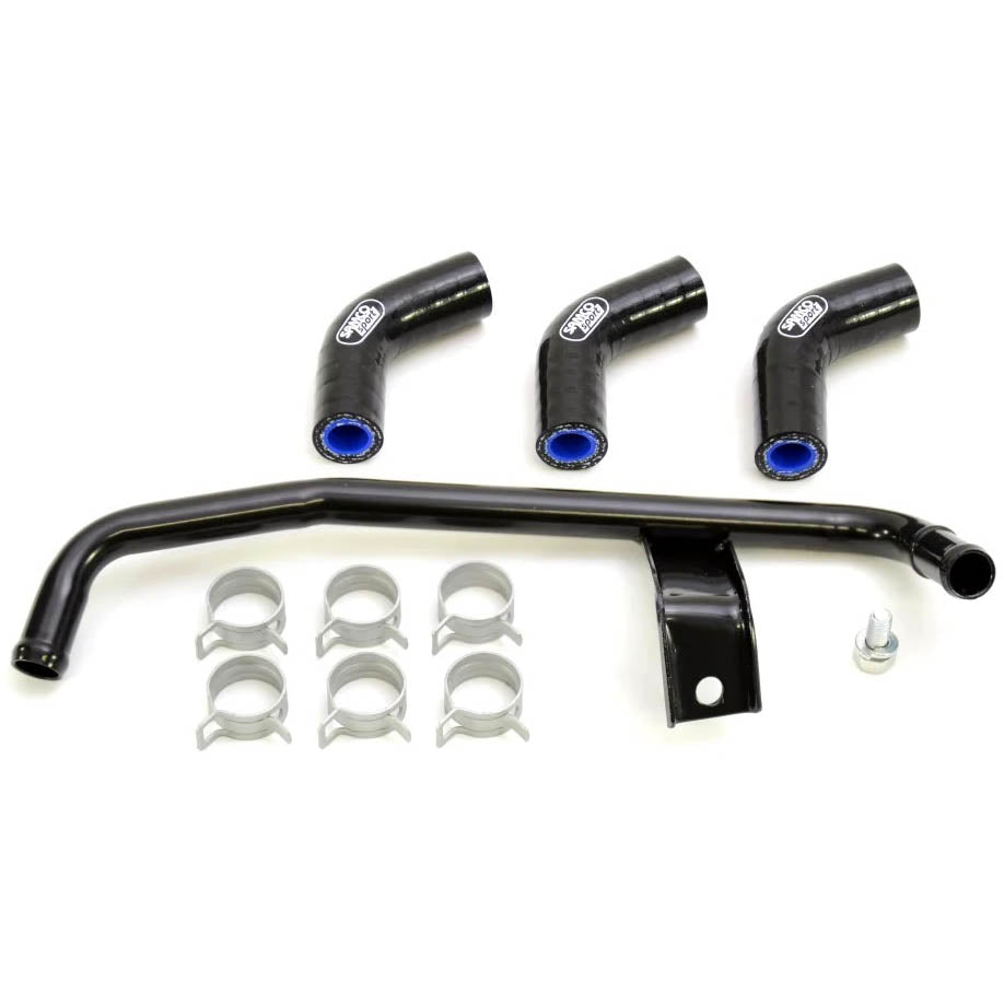 Samco Silicone Oil Cooler Hose Kit (Black), 2002-2005 WRX & 2004-2007 STi