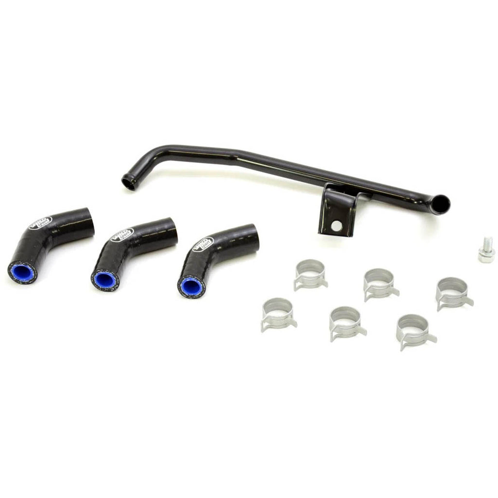 Samco Silicone Oil Cooler Hose Kit (Black), 2002-2005 WRX & 2004-2007 STi - Angle 2