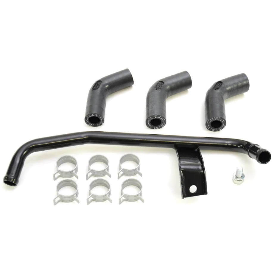 Samco Silicone Oil Cooler Hose Kit (Matte Black), 2002-2005 WRX & 2004-2007 STi