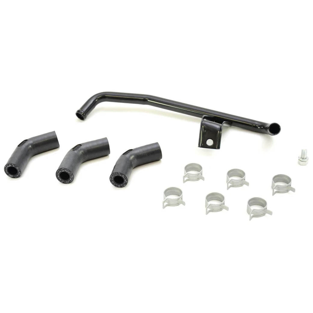 Samco Silicone Oil Cooler Hose Kit (Matte Black), 2002-2005 WRX & 2004-2007 STi - Angle 2