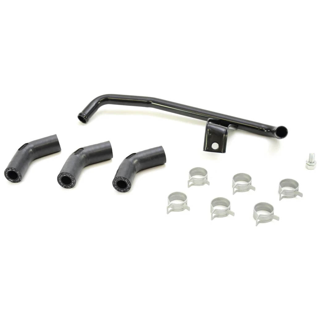 Samco Silicone Oil Cooler Hose Kit (Matte Black), 2002-2005 WRX & 2004-2007 STi - Angle 2