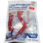 Samco Silicone Power Steering Hose Kit (Red), 2008-2014 WRX & STi - Angle 2