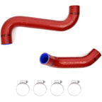 Samco Silicone Radiator Hose Kit w/ SS Clamps (Viper Red), 2002-2007 WRX & STi - Angle 4