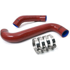 Samco Silicone Radiator Hose Kit w/ SS Clamps (Viper Red), 2002-2007 WRX & STi - Angle 5