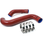 Samco Silicone Radiator Hose Kit w/ SS Clamps (Viper Red), 2008-2014 WRX & STi - Angle 3