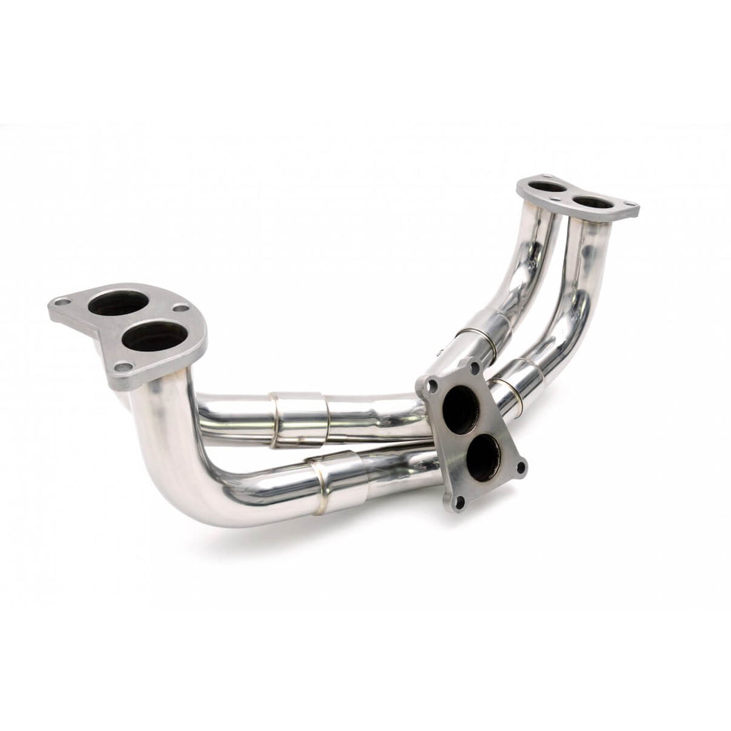 Roger Clark Motorsport Stainless Steel Tubular Exhaust Manifold, 2015-2021 WRX - Angle 2