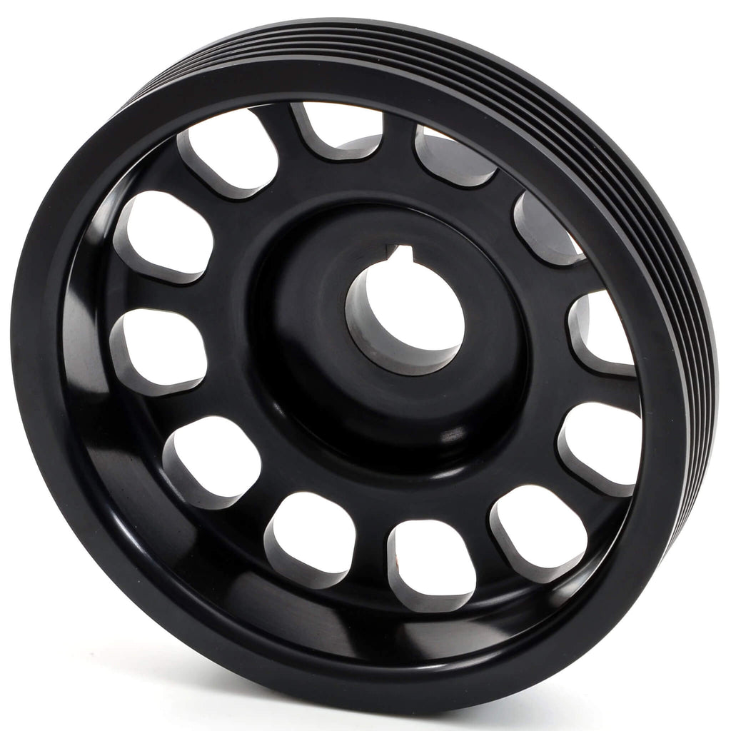 Roger Clark Motorsport Super Light Weight Front Crank Pulley, 2002-2014 WRX & 2004-2021 STi - Angle 3
