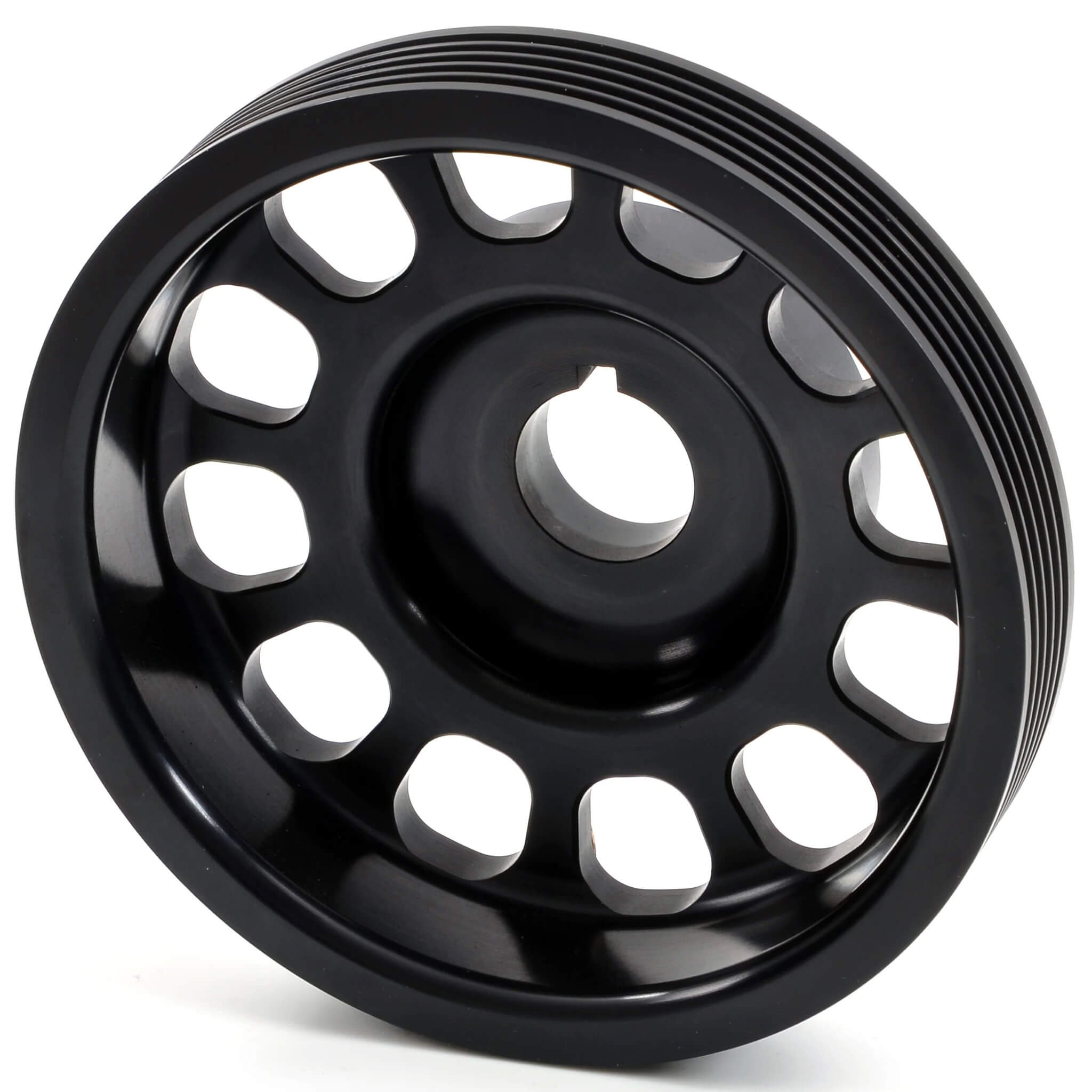 Roger Clark Motorsport Super Light Weight Front Crank Pulley, 2002-2014 WRX & 2004-2021 STi - Angle 3