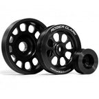 Roger Clark Motorsport Super Lightweight Ancillary Pulley Kit w/ No Air Con, 1992-2000 WRX & STi - Angle 3