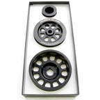Roger Clark Motorsport Super Lightweight Ancillary Pulley Kit w/ No Air Con, 2002-2007 WRX & STi - Angle 2